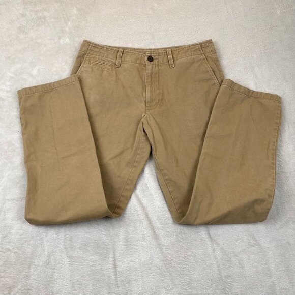 Old Navy Men's Khaki Pants 32x32 Straight-Leg Cotton-Poly Blend - Picture 9 of 16